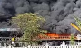 Kebakaran di Parkiran PT Arami Jaya, Api Diduga Berasal dari Korsleting Motor