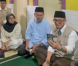 Dengar Kabar Istri Petugas MCH Meninggal, Wamenhaj Dahnil Terbang ke Malang Beri Dukungan Moral