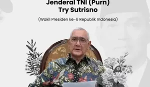 Wapres Ke-6 Try Sutrisno Dimakamkan di TMP Kalibata