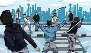 Heboh! ABG Tanggung Tawuran saat Azan Subuh di Mekarwangi Bogor, Pelaku Terekam CCTV