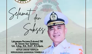 Laksma TNI Dr. Steven Toar Sambouw Resmi Nahkodai Kerukunan Kawanua Tombulu 2026-2031