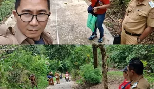 Inspektorat Minut Gerak Cepat Tinjau Jalan Desa Sampiri, Hasil Pemeriksaan: Sudah Sesuai RAB!
