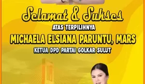 Adolfien Wangania Beri Ucapan Selamat Atas Terpilihnya Michaela Elsiana Paruntu sebagai Ketua DPD I Golkar Sulut