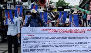 Mahasiswa Jakarta Geruduk Mabes Polri, Desak Pencopotan Kapolres Boltim Terkait Dugaan Tambang Ilegal