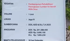 Proyek Air Bersih Rp213 Juta di Desa Tateli Tuai Kritik, Warga Soal Transparansi Dana dan Volume Pekerjaan