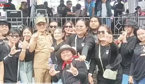 Obor Pembangunan Menyala, Duet JG-KWL Hadiri Selebrasi Paskah dan HUT ke-100 Pemuda GMIM