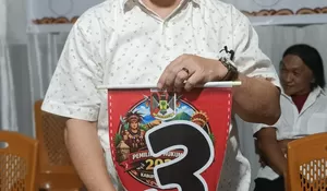 Dapat Nomor Urut 3, Jefry Meikel Langi Simbol Keadilan di Pilhut Koha Barat