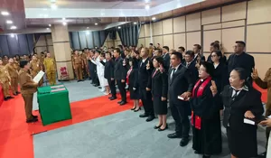 Penyegaran Birokrasi Minut: 30 Pejabat Eselon II dan III Resmi Dilantik, Herman Mengko Pimpin BKPSDM