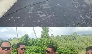 ‎Jalan Utama Likupang Timur Lumpuh Total Akibat Longsor, LSM Waraney Desak BPJN Segera Buka Jalan Baru