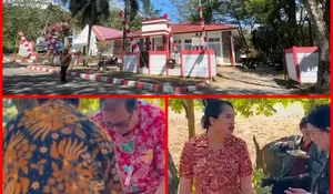 Sambut HUT RI ke-81, Diskominfosan Minut Percantik Wajah Kantor Lewat Aksi Gotong Royong