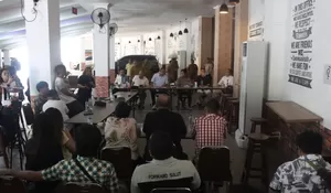 DPRD Sulut dan FORWARD Gelar 'Ngopi Bareng', Fransiscus Silangen: Pers Itu Profesi Mulia