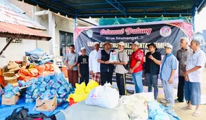 Dari Kaltim Rudy Mas'ud bawakan cinta dan harapan untuk korban banjir Pijay