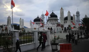 Masjid Raya Baiturrahman Jelang Ramadhan