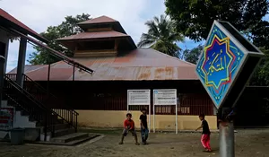 Situs sejarah Masjid Bung Sidom di Aceh Besar