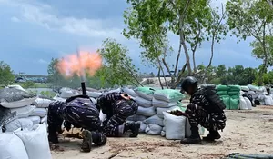 TNI AL latihan anti amfibi