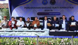BNN musnahkan 103 kilogram Narkotika dan 990 MILILITER MDMB-4EN-PINACA