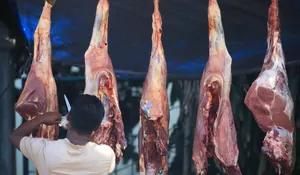 Daging meugang sepi pembeli