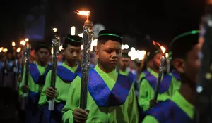 Warga membludak saksikan pawai takbiran Idul Fitri di Banda Aceh