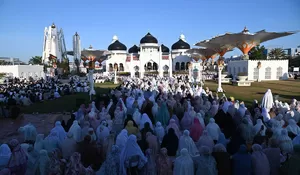 Shalat Idul Fitri di Masjid Raya Baiturrahman