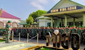Ini pesan Dandim Aceh Barat pada apel perdana masuk kantor pascalibur