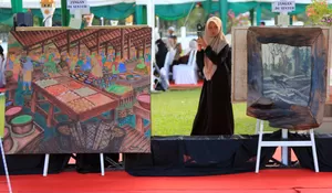 Pameran kaligrafi Aceh Ramadhan Festival