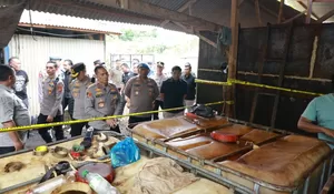 Polri Bongkar Penimbunan BBM Ilegal, Amankan 203 ton Solar dan 32 pekerja 