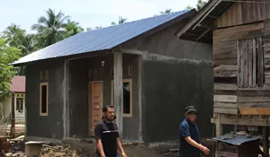 Percepat Pembangunan Huntap, Beberapa Unit Sudah Selesai di Pidie Jaya