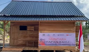 Pemanfaatan 2.684 Meter Kubik Kayu Hanyut Untuk Rumah Korban Banjir di Aceh 