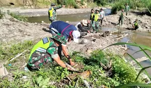 Aksi Penghijauan Pascabencana, TNI Tanam Pohon di Bantaran Sungai Bener Meriah