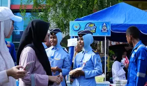 Jajanan ringan produk pelajar kreatif  di ajang Car Free Day