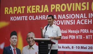 Rakerprov KONI  dibuka, Sekda Aceh sampaikan ini