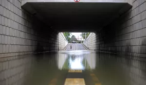 Underpass Ditutup Karena Terendam Air