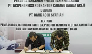 Bank Aceh Syariah gandeng PT Taspen layanan pembayaran pensiun
