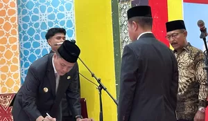 Diva Samudra Putra, sah sebagai Sekda Aceh Selatan