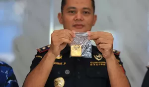 Bea Cukai gagalkan penyelundupan emas batang senilai Rp 1,4 miliar di Bandara SIM
