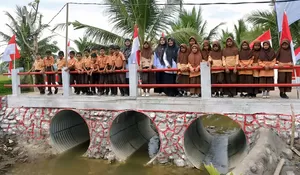 TNI tuntaskan jembatan Aramco, pulihkan konektivitas daerah pedalaman di Bireuen 