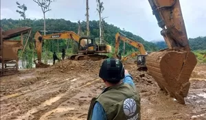 Gakkum Kehutanan bongkar praktek tambang  emas ilegal, 10 Alat berat dan 7 WNA China diamankan