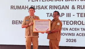 BNPB serahkan Rp93,75 miliar, perbaiki rumah terdampak bencana Aceh Tamiang 