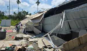 Windstrorm damages 58 houses for flood victims in Aceh