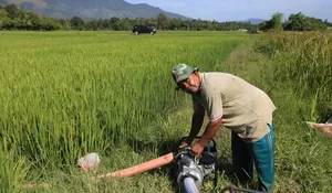 Gunakan mesin pompa antisipasi gagal panen