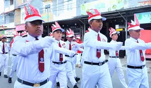HUT RI di Aceh Barat diwarnai lomba gerak jalan