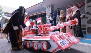 Kemeriahan karnaval HUT RI di Aceh Besar
