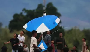 HUT Samudera Pasai digelar festival layang “Peuleupi Hate”