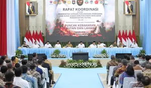 Perkuat koordinasi hadapi Puncak Karhutla 2026, pemegang HGU juga dilibatkan 