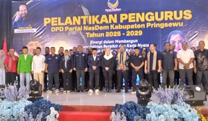 PELANTIKAN DPD PARTAI NASDEM KABUPATEN PRINGSEWU "TARGET 8 KURSI PEMILU MENDATANG"
