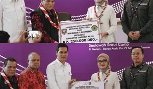 Lampung Peduli Aceh: Wagub Serahkan Donasi Rp 500 Juta untuk Korban Bencana