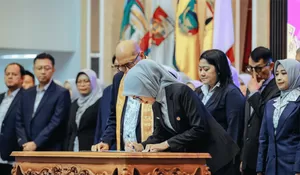 Wagub Jihan Nurlela Dilantik Jadi Ketua Yayasan Kanker Indonesia Provinsi Lampung Periode 2025-2030