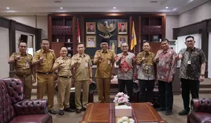 Kakanwil DJP Bengkulu-Lampung Audiensi dengan Gubernur Lampung