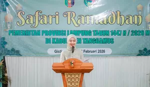 Wagub Jihan Nurlela Buka Bazar Pasar Murah di Kecamatan Gisting 