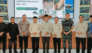 Gubernur Rahmat Mirzani Djausal Kukuhkan Pengurus KTNA Lampung 2026–2031: Lampung Jadi Barometer Nasional